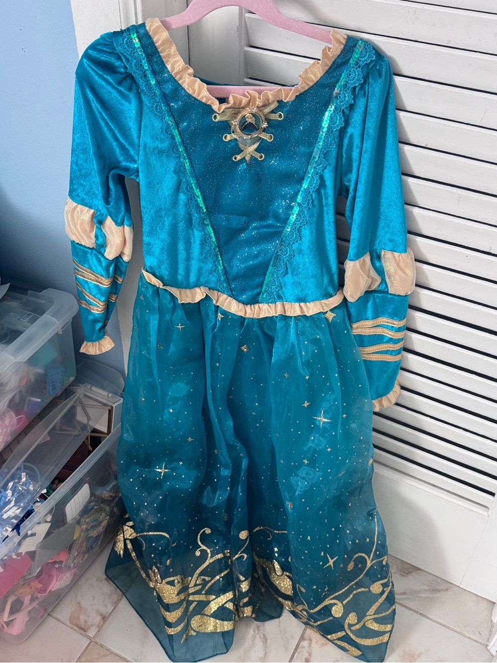 Merida Princess Costume Dress for Kids